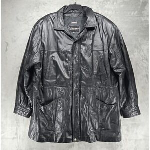 Wilsons Leather Jacket Coat Men's Sz 2XLT Genuine Thinsulate Liner READ